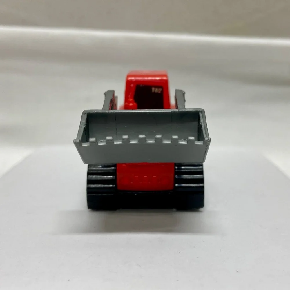 Bulldozer Truck Kids Toy Pullback Play Action Rubber Tires Construction Vehicle